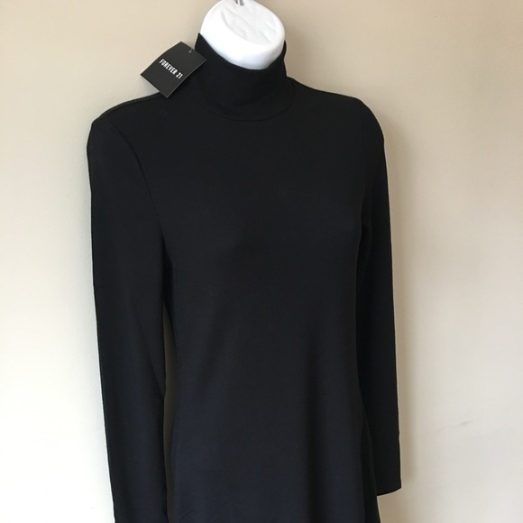 Forever 21 Black Knit Dress - Picture 3 of 5